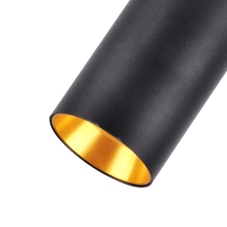 Stehleuchte Stehend 3x GU10 Schwarz Gold MARIBEL Sanico Goldlux