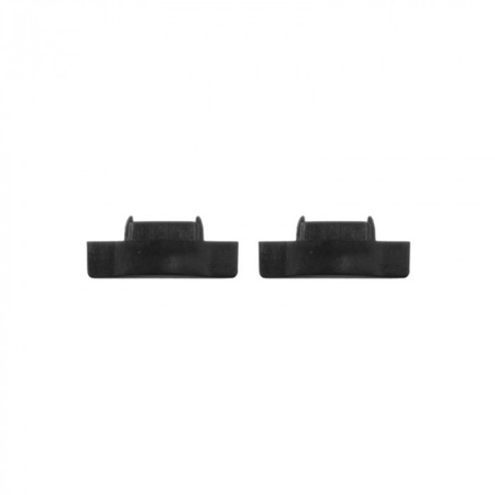 Unterputz-Aluminium-LED-Profil Schwarz 1m mit Milchglasschirm für LED-Streifen + Kappen Ecolight P-Serie