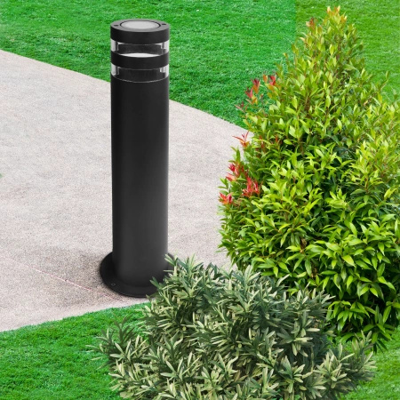 E27 Schwarz IP54 Rino Sanico Goldlux Standing Post Gartenlampe