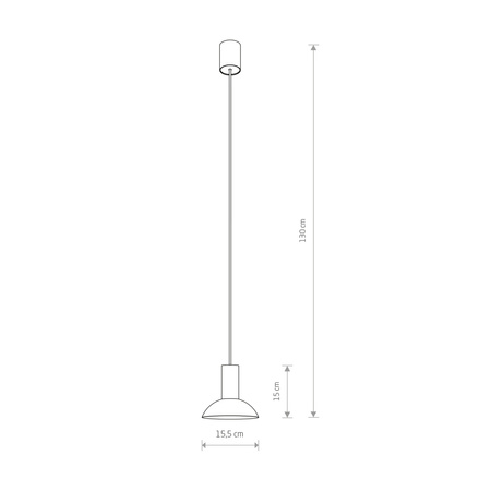 HERMANOS C 8194 Nowodvorski Schwarz GU10 Pendelleuchte Stahl hoch.130 cm Modern