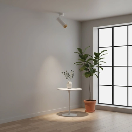 Wand- und Deckenleuchte Spotlight GU10 Weißgold FADO Sanico Goldlux