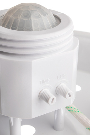 LED-Deckenleuchte 2x E27, Innenleuchte mit Bewegungs- und Dämmerungssensor DALLAS LUMILED