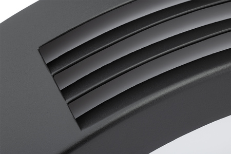 Gartenwandleuchte Elevation Außenleuchte E27 Dunkelgrau IP54