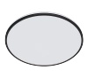 Plafond LED-Anbauleuchte OZZIET 22W 4000K 40cm Schwarz Rund PHILIPS