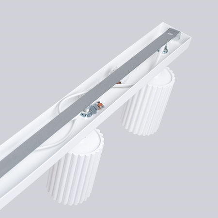 Tuba Spot Reflektor-Deckenleuchte 3x GU10 Weiß Carbon Deep Space SL.1543 Sollux