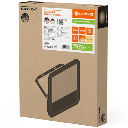 LED-Flutlicht 133W 18600lm 3000K IP66 Schwarz LEDVANCE Flutlicht