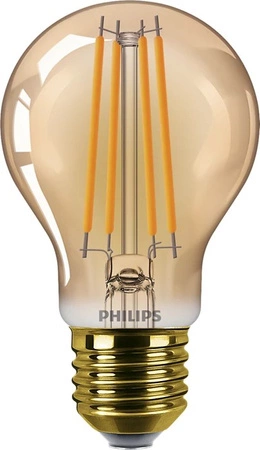 E27 A60 LED Lampen 7W = 40W 470lm 1800K Warm Filament Amber PHILIPS
