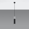 BORGIO 1 GU10 Loft Pendelleuchte Schwarz Grau SOLLUX
