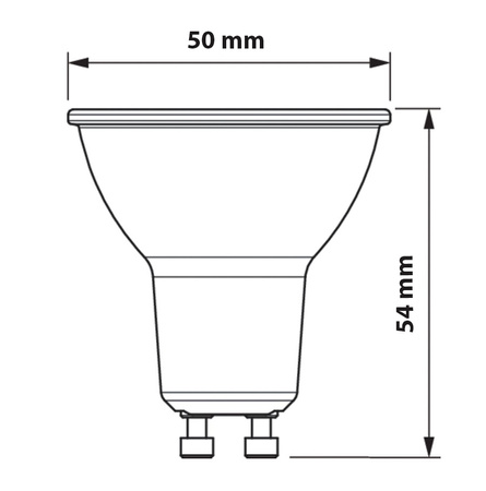 GU10 LED Leuchtmittel 5W = 50W 350lm 2700K 36° PHILIPS Dimmbar