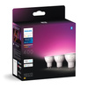 3x LED GU10 Reflektor-Glühbirne 4.2W = 50W 400lm 2000-6500K CCT + RGB SMART Smart Bluetooth ZigBee Weiß und Farbe Ambiance Philips HUE