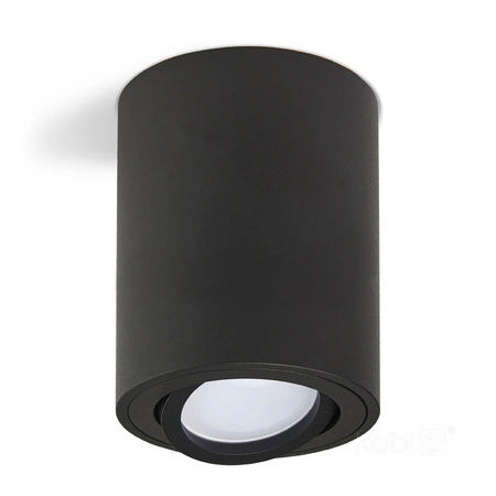 Aufbauleuchte OH36L KOBI ROUND MOVABLE GU10 SCHWARZ