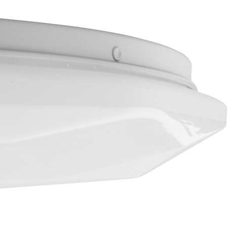 LED-Deckensegel WESTA 48W CCT Weiß Rund 40cm + PILOT LUMILED