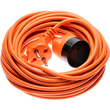 Verlängerungskabel Garten Werkstatt Einzelkabel Universal 2x1mm 15m ELGOTECH