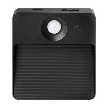 LED Wiederaufladbare Lampe 0.6W 85lm 3000/4000/6500K CCT 90° mit Bewegungssensor Dimmbar Poli Masterled Schwarz