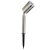 Gartenlampenreflektor GU10 IP44 verstellbar Silber VT-770 V-TAC