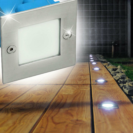 Treppenhaus Einbau LED TAXI SMD L 0.6W 10lm 4000K Neutral 230V Kanlux