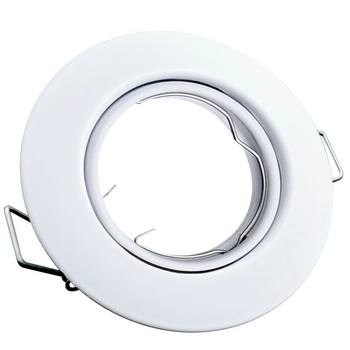 BEWEGLICHE Deckenleuchte OPIN GOLDLUX (Polux) RUND WEISSES METALL