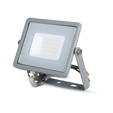 LED Fluter 20W 1600lm 3000K IP65 Grau Samsung Chip VT-20-G V-TAC