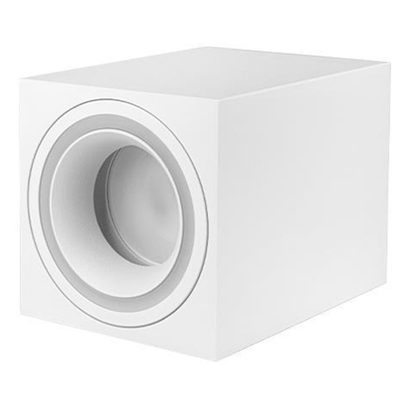 Aufputz Halogen Tuba Reflektor Spot GU10 Quadratisch Weiß Masterled