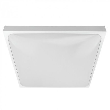 Plafond LED-Anbauleuchte 2x E27 Weiß Quadratisch Ecolight