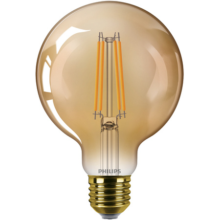 Globus-LED Lampen E27 G95 3,1 W = 25 W, 250 lm, 1800 K, warmes Filament, bernsteinfarben PHILIPS