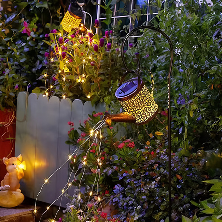 LED Solarbetriebene Kupfer-Gießkanne IP44 Gartenlampe