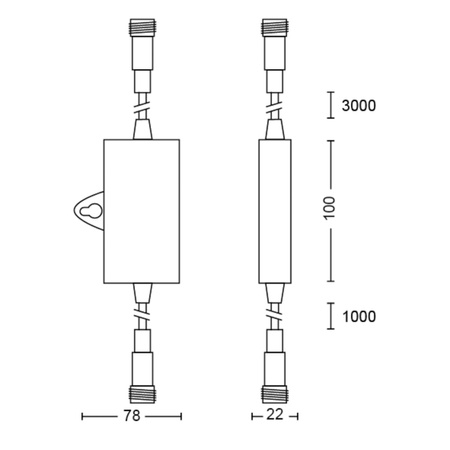 Dämmerungssensor DUSK-TO-DAWN Sensor GardenLink 12V IP44 mit Steuerung Schwarz PHILIPS