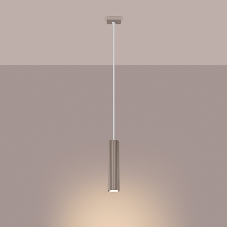 GU10 Aluminium Decke Pendelleuchte Taupe Carbon Deep Space SL.1759 Sollux