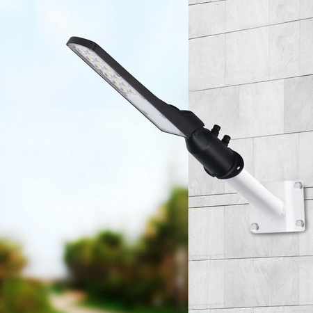 LED-Straßenlampe für den Außenbereich 30W 3000lm 5000K Neutral IP65 IK07 Schwarz Videx