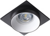 Quadratische Halogen-Deckenleuchte SIMEN MR16 GU10 schwarz und weiß Kanlux