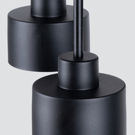 SAVAR 3 3xE27 Schwarz Modern SOLLUX Deckenleuchte