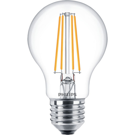 Set mit 6x LED Lampen E27 A60 7W = 60W 806lm 2700K Warmfilament PHILIPS