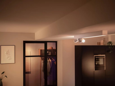 LED-Reflektor-Deckenleuchte 48.6W 3700lm IP20 Weiß und Farbe Ambiance RGB + TW Weiß Smart SMART Zigbee Bluetooth Centris Philips HUE