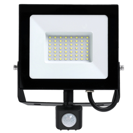 LED-Flutlicht Halogen 50W 4270lm 6500K IP65 Schwarz Bewegungsmelder MH Kobi