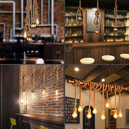 3x LED Lampen E27, Dekorative Glühbirne G95 6W = 50W 420lm 360° 2200K warm Glühfaden Smokey LUMILED