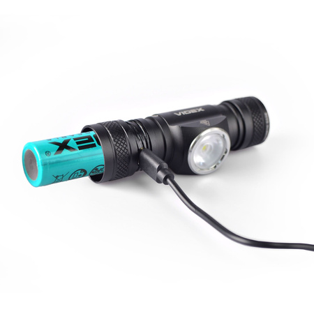 VIDEX Stirnlampe 10W Li-ion 1x18650 2200mAh