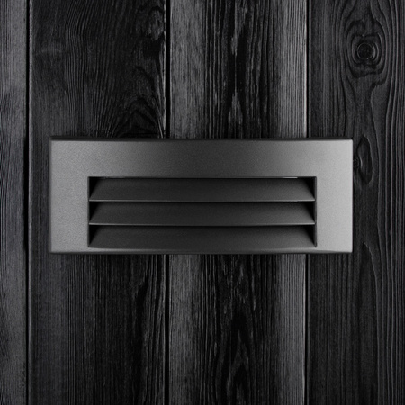 Gartenwandleuchte Elevation Außenleuchte E27 Dunkelgrau IP54