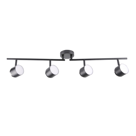LED-Streifenlampe Decken- und Wandleuchte 16,8W KUBIK 4 Schwarz 3000 K GOLDLUX (Polux)