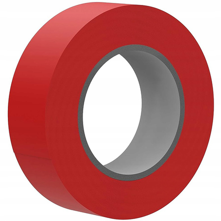 Starkes wasserdichtes PVC-Isolierband 19mm x 0,13mm Rot 20m