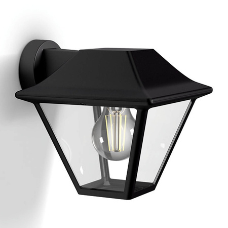 Gartenleuchte LED Wandleuchte ALPENGLOW myGarden E27 IP44 Downward Lantern Schwarz PHILIPS