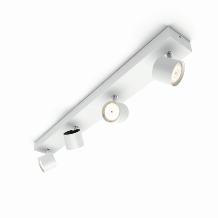 LED STAR Deckenleuchte 4x 4.5W 2700K Dimmbarer Reflektor Leuchte Beweglich Weiß PHILIPS