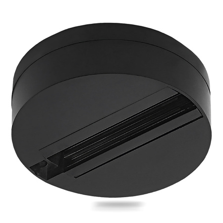 Gerader Steckverbinder für 1-Phasen-Stromschienen-System Schwarz LUMILED