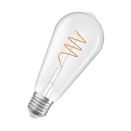 Dekorative LED-Lampe ST64 Edison E27 3.4W = 40W 470lm 2700K Warm 300° Vintage 1906 Osram