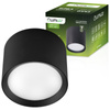 HALOGEN-Anbauleuchte SUNLA Tuba Gx53 LED Spot Wandleuchte Deckenzylinder Schwarz LUMILED