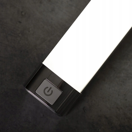 LED Wand- und Deckenleuchte Badezimmerleuchte mit Schalter 23W 4000K IP44 100cm Schwarz KANLUX