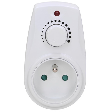 Dimmer mit Netzsteckdose und Erdung 280W Leistungsregler OR-AE-13114 ORNO