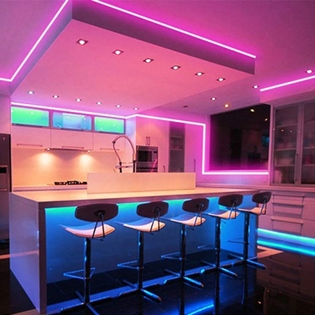 Aluminium LED-Profil KM39, 1m Silber LUMILED