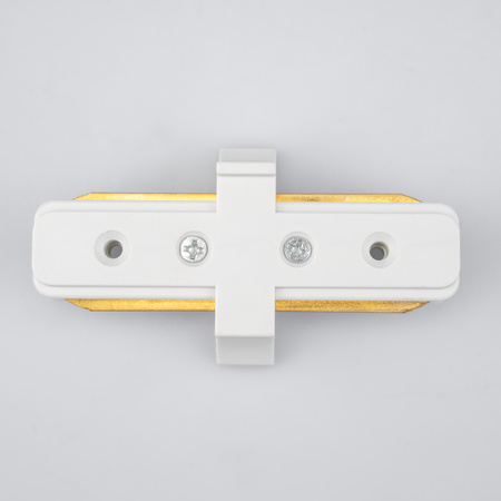 Gerader Steckverbinder für 1-Phasen-Stromschienen-System Weiß LUMILED