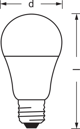 3x LED Lampen E27 A60 9W 806lm CCT RGB LEDVANCE SMART+ WiFi Dimmbar