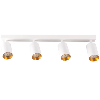 Streifenlampe Decken- und Wand-LED-Leuchte 4 xGU10 MARIBEL Weiß GOLDLUX (Polux)
